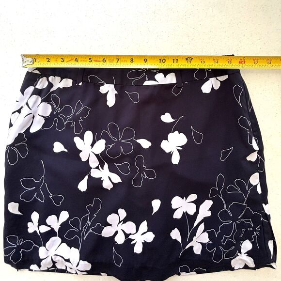 Tehama Nancy Haley Women Sz 10 Golf Skort Floral Tenniscore Athletic Athleisure - Picture 2 of 8